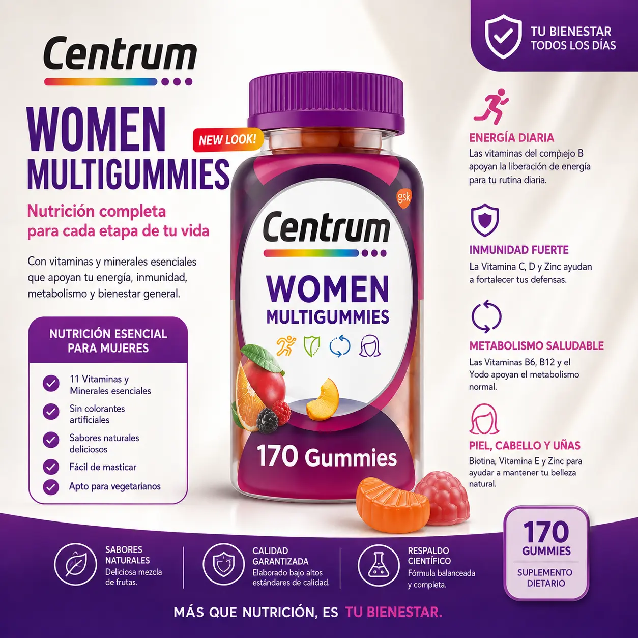 Centrum Gomitas Mujeres