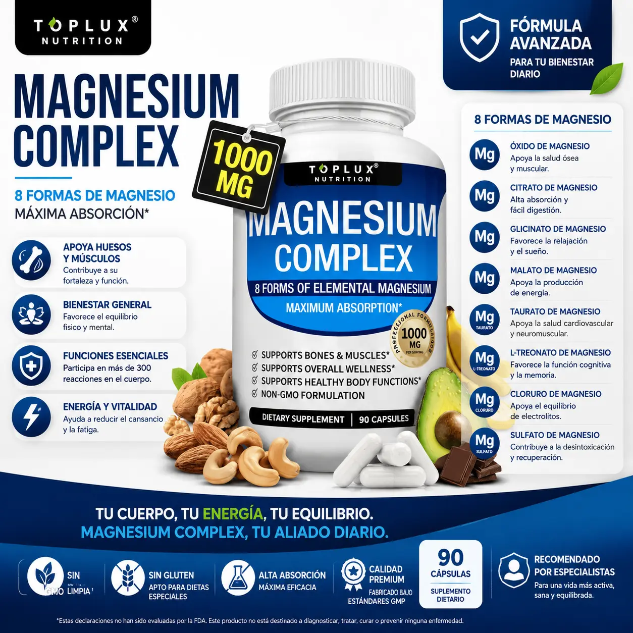 Magnesium Complex 8 en 1