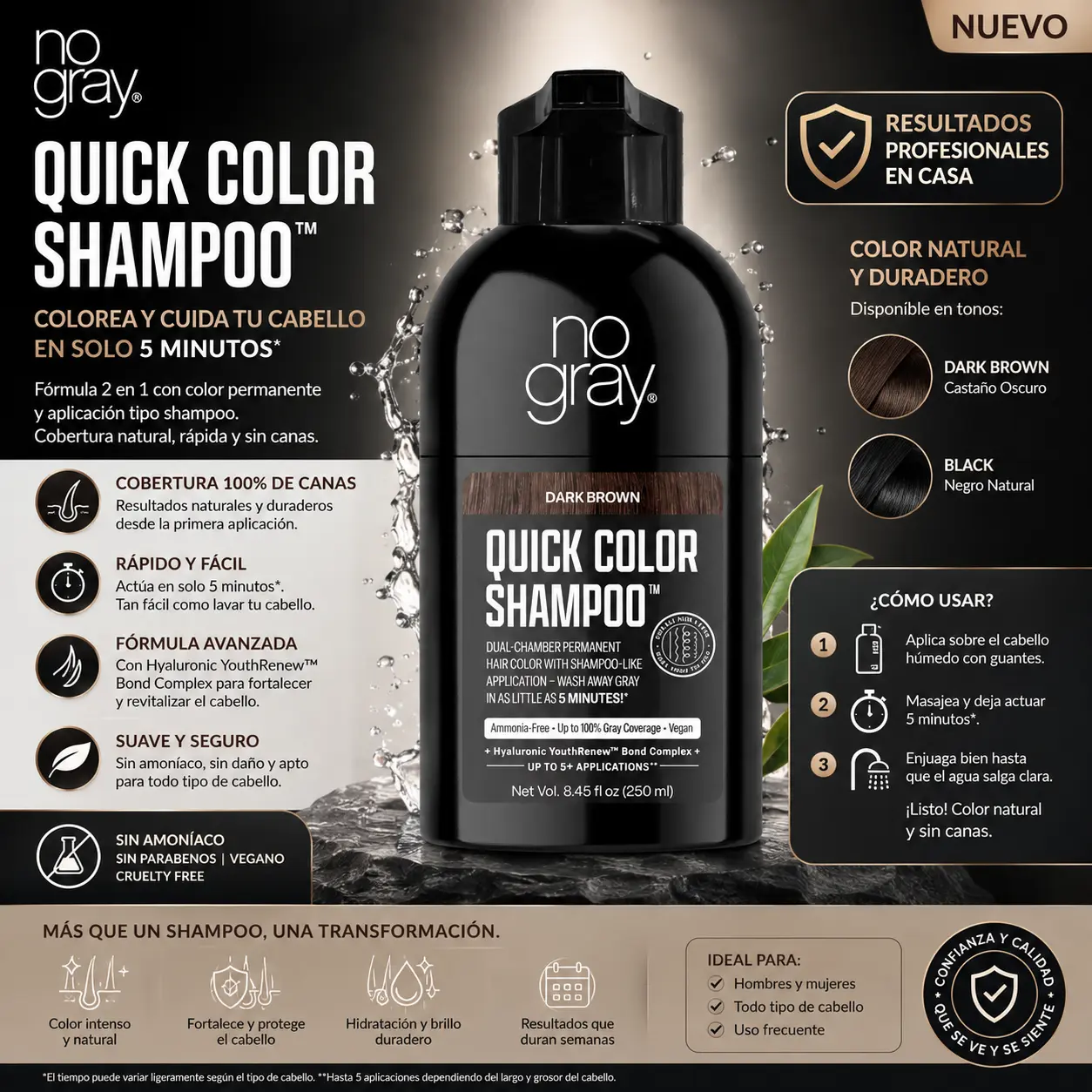 No Gray Champú Permanente